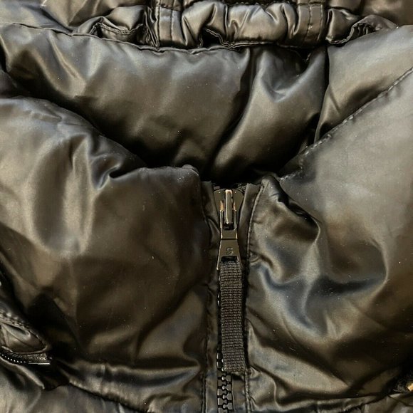 S 13/NYC DUCK DOWN GREEN PARKA HOODED POCKETS COAT JACKET SIZE S - Picture 7 of 9